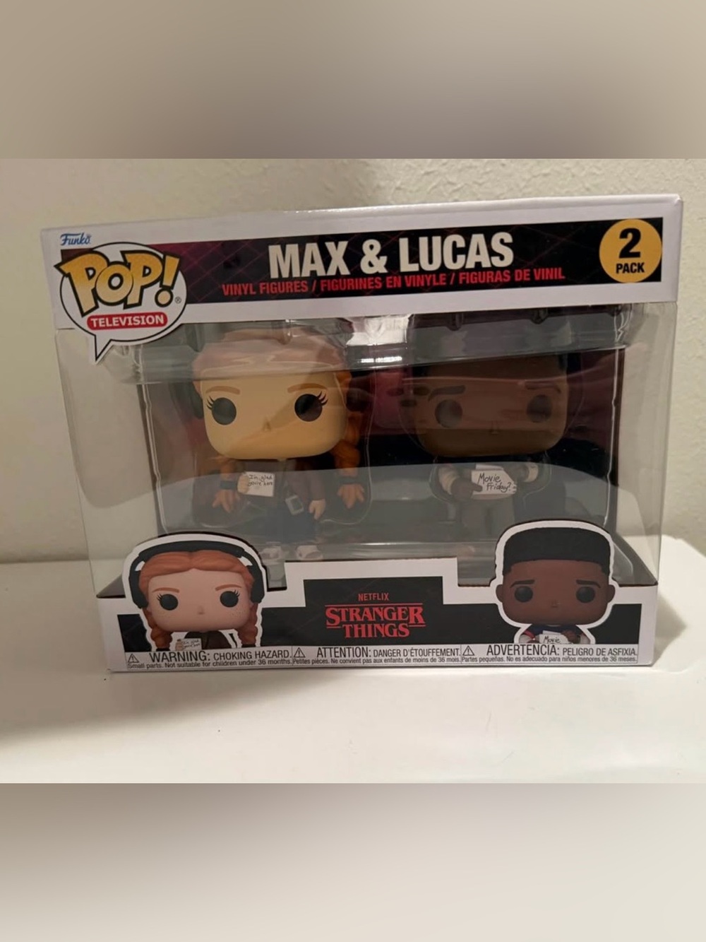 Stranger Things Max & Lucas 2-Pack Funko Pop